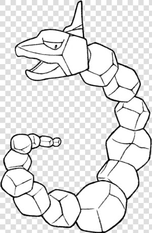 Pokemon Onix Coloring Pages Pokemon Coloriage Steelix   Drawing Of Onix Pokemon  HD Png Download