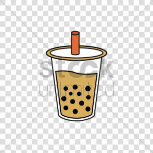 Clipart Milk Tea Glass   Bubble Tea Cartoon Png  Transparent Png