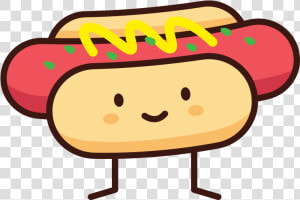 Transparent Hot Dog Clip Art   Hot Dog Png Cartoon  Png Download