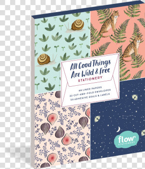 Cover   All Good Things Are Wild And Free Stationery  HD Png Download