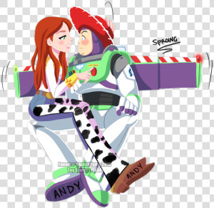 Toy Story Jessie X Buzz  HD Png Download