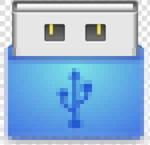 Devices Drive Removable Media Usb Icon   18f4550 Usb  HD Png Download