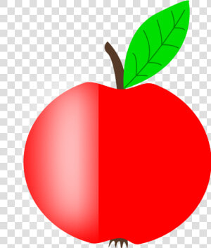 Apple Clipart  Vector Clip Art Online  Royalty Free   Apple 2 Leaf  HD Png Download