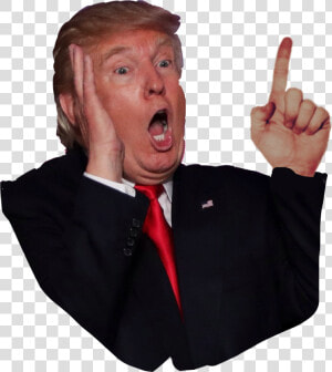 Transparent Shocked Donald Trump  HD Png Download