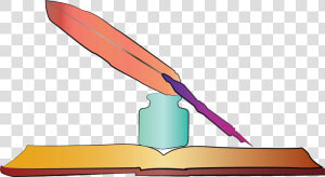 Ink Well On Book Optimized  HD Png Download