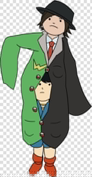Neckbeard Drawing Trench Coat  HD Png Download