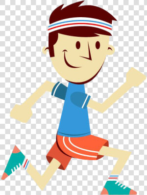 Abstract Running Transparent Png   Man Running Cartoon Png  Png Download