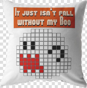 It Just Isn T Fall Without My Boo Pillow   Pixel Art Mario Brose  HD Png Download