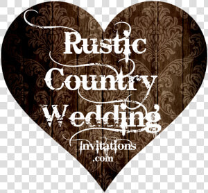 Rustic Country Wedding Invitations   Calligraphy  HD Png Download