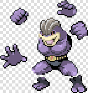 Machamp Pokemon Pixel Art  HD Png Download