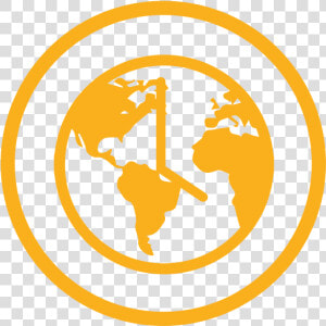 Systems Time Zone   Earth Map Flat Vector  HD Png Download