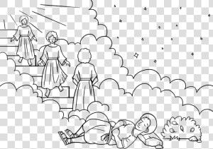 Jacobs Ladder Coloring Page  HD Png Download