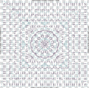 Diagram Magic Menhirs Afghan Square Pattern  HD Png Download