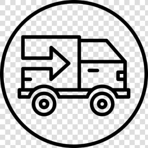 Hot Shot Truck Icon   Drawing Delivery Truck Png  Transparent Png