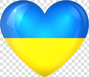 Ukraine Flag Emoji   Heart  HD Png Download