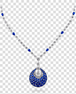 A Graff Bombe Classic Necklace Featuring A Tear Drop   1 Gram Gold Mangalsutra Chain  HD Png Download
