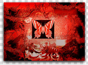 Red Bird Collage 2   Motif  HD Png Download