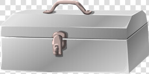 Toolbox  Box  Grey  Closed  Gray  Metallic  Steel   Toolbox Grey  HD Png Download