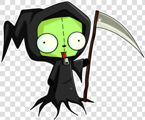 Reaper Clipart Transparent Background   Invader Zim Gir Grim Reaper  HD Png Download