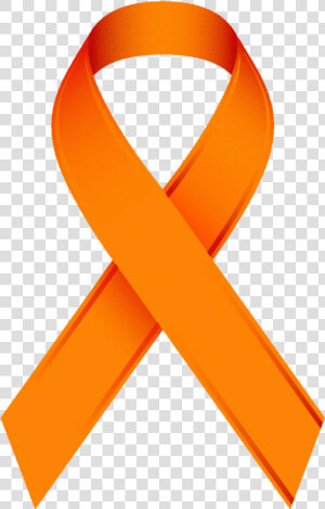 Orange Awareness Ribbon Clip Art   Ankylosing Spondylitis Ribbon  HD Png Download