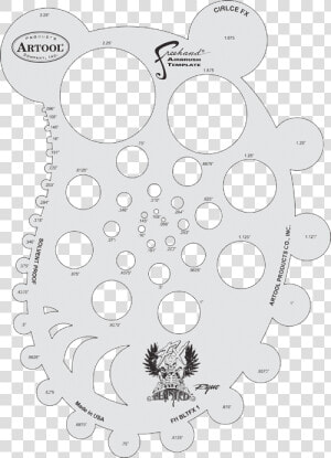 Airbrush Circle Template  HD Png Download
