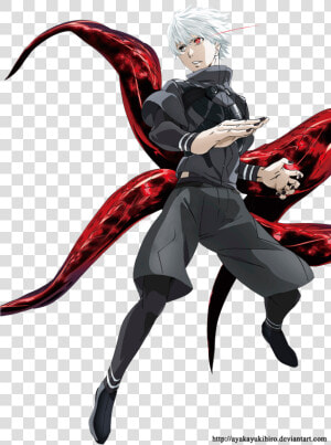 Tokyo Ghoul Kaneki Ken Render Kagune Ver By Ayakayukihiro   Ken Kaneki Model Kagune  HD Png Download