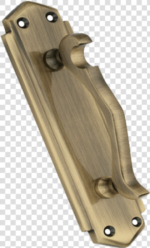 Brass Plate Handle   Wood  HD Png Download
