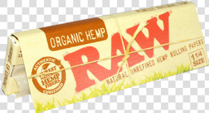 Raw Organic Hemp Papers 1 1 4 Class   Raw Organic Hemp 1 1 4 Rolling Papers  HD Png Download