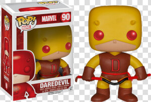 Yellow Daredevil Pop Marvel Vinyl Figure   Daredevil Funko Pop  HD Png Download