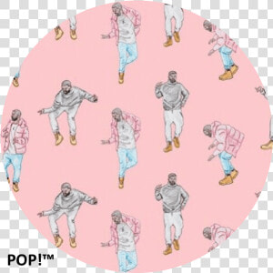 Pop Coated Pink Hotline Bling Design On An Expanding   Drake Hotline Bling Draw  HD Png Download
