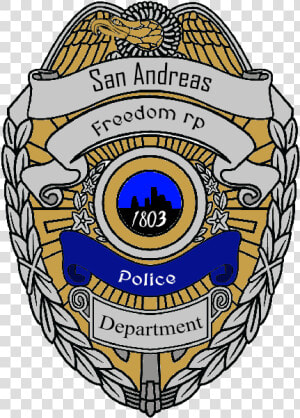 San Andreas Police Badge  HD Png Download