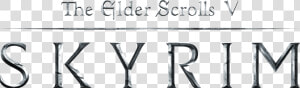 Transparent Skyrim Symbol Png   Elder Scrolls Skyrim Png  Png Download