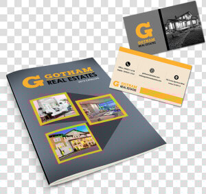 Gotham Real Estates Logo Design   Png Download   Flyer  Transparent Png