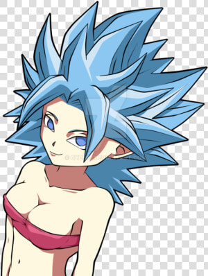 Caulifla Ssj Blue  HD Png Download