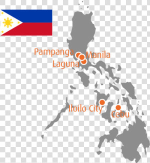 Philippine Map Silhouette Png  Transparent Png