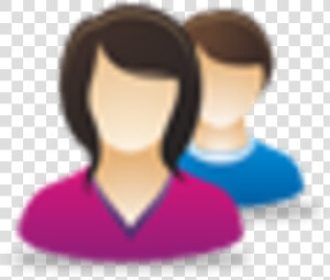 Male And Female Users  HD Png Download