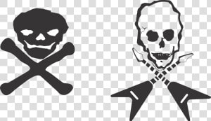 Death S Head Skull Crossbones Free Photo   Calaveras Con Guitarras Png  Transparent Png