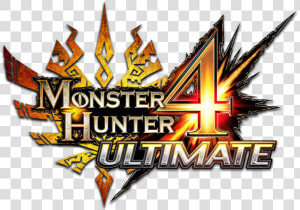 Wiki Monster Hunter Espanol   Monster Hunter 4u Title  HD Png Download