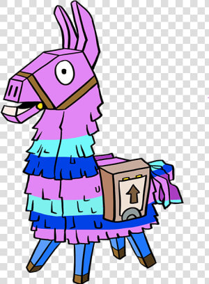 How To Draw Llama From Fortnite   Fortnite Llama Drawing Easy Step By Step  HD Png Download