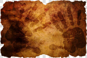 Old Handprint Transparent  HD Png Download