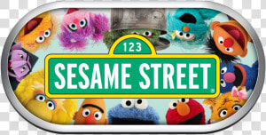Sesame Street Sign Edible Image Cake Cupcake Topper   Elmo Sesame Street 1980  HD Png Download