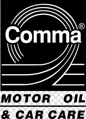 Comma Logo Black And White   Poster  HD Png Download
