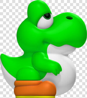 Green Baby Yoshi   Mario Bros Baby Yoshi  HD Png Download