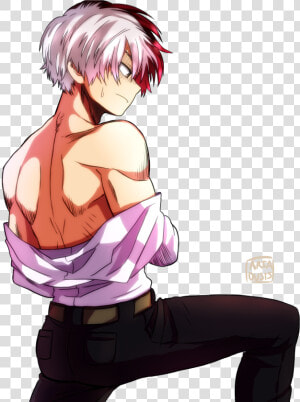 Todoroki Shouto Muscles  HD Png Download