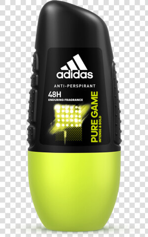 Pure Game Anti Perspirant Roll On For Him   Adidas Roll On Pure Game  HD Png Download