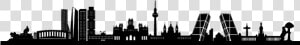 Airport Vector Skyline   Icon Png Madrid Skyline  Transparent Png