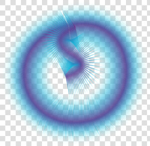 Blue electric Blue eye   Circle  HD Png Download