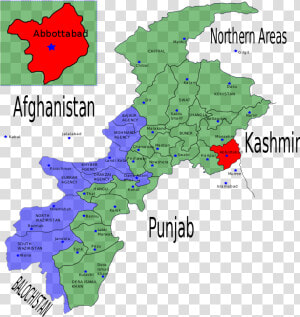 Abbottabad  Pakistan  North Of Islamabad  Pakistan   Al Qaeda In Afghanistan Map  HD Png Download