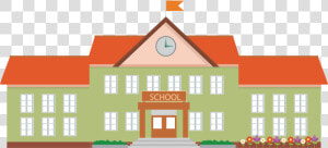 Educational Institution Png   Boarding School Cartoon  Transparent Png