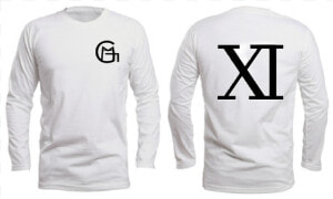 White Tshirt Front And Back Long Sleeve  HD Png Download